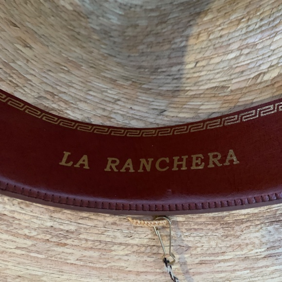 Atwood Cowboy Western Hat La Ranchera Hat Size 7 Horse Hair Tassel Chin Strap main image 9